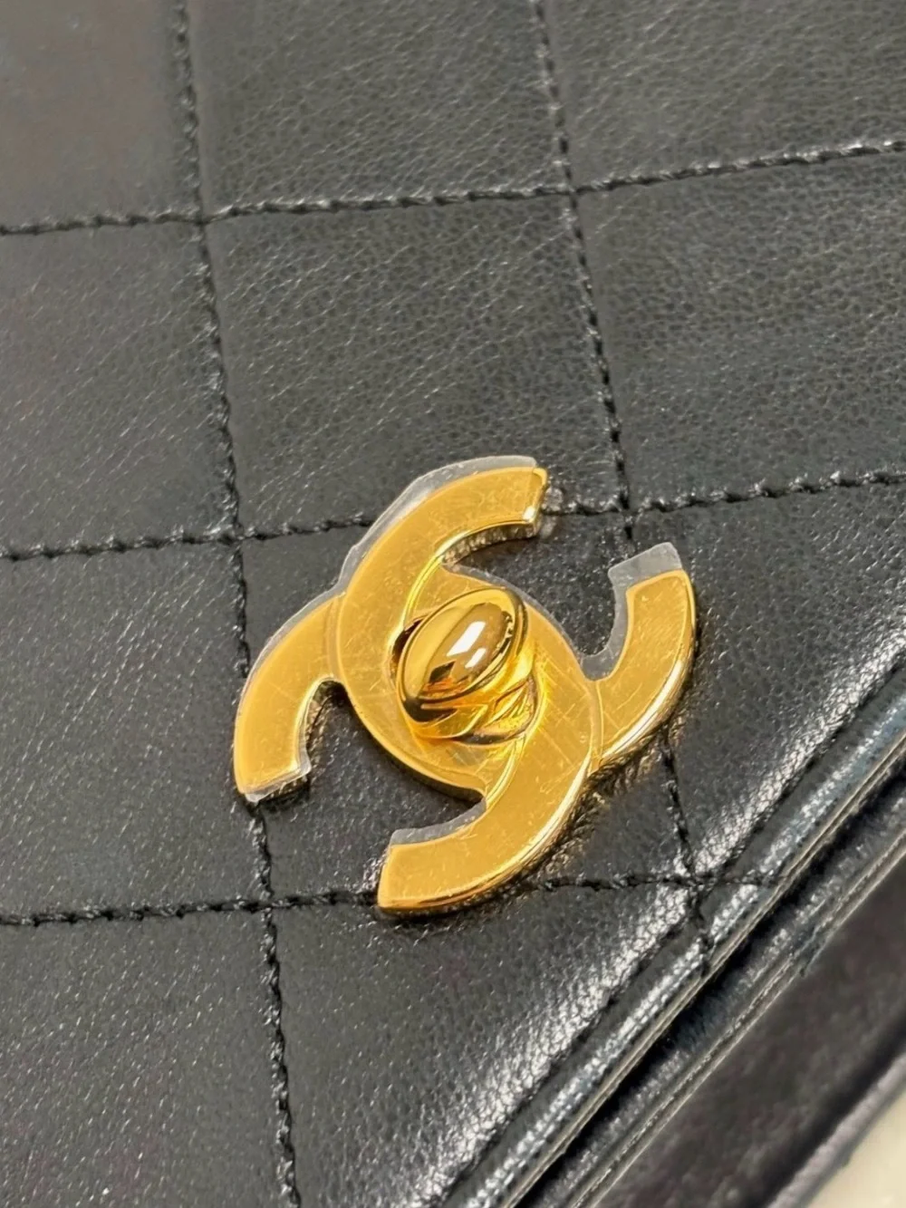 Vintage Chanel Classic Full Flap Shoulder Bag